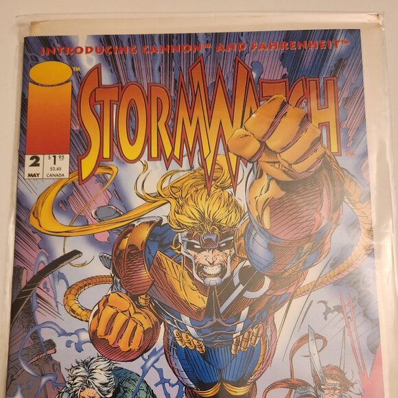 Stormwatch #2 (1993) Image Comics, 1st App of Cannon & Fahrenheit, NM - Picture 13 of 14